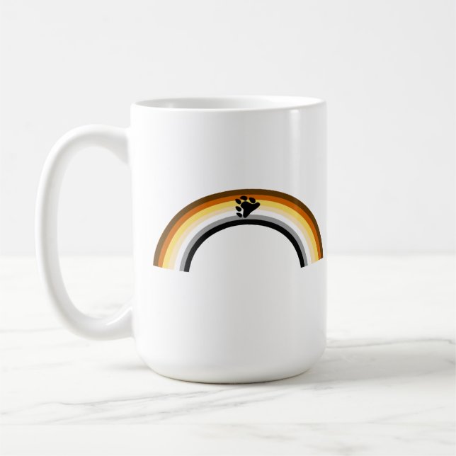 Bear Rainbow Coffee Mug (Left)