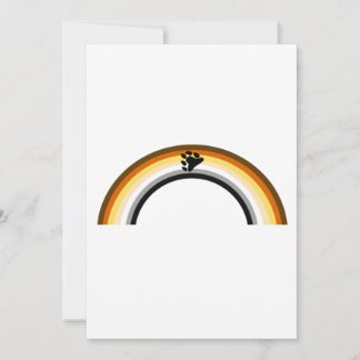 Bear Rainbow Holiday Card