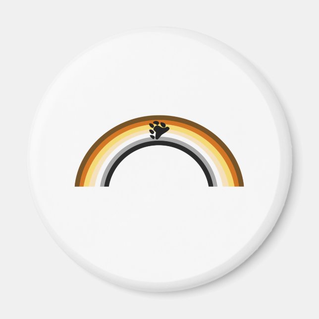 Bear Rainbow Magnet (Front)
