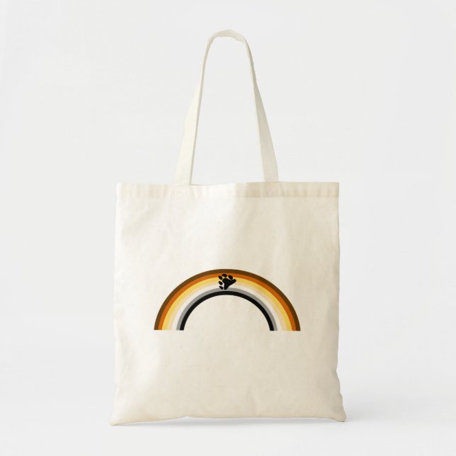 Bear Rainbow Tote Bag (Front)