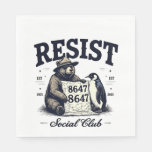 Bear Resist Protect National Park Anti Trump 8647  Napkins