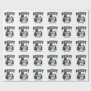 Bear Resist Protect National Park Anti Trump 8647  Wrapping Paper