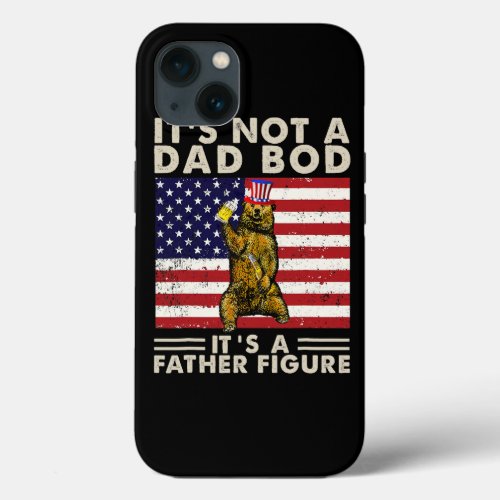 Bear Retro Its Not A Dad Bod Its A Father Figure U iPhone 13 Case