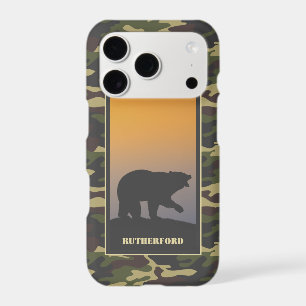 Bear Roar and Camo iPhone 17 Pro Case