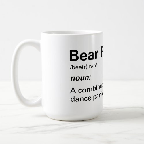 Bear Run Definition Mug
