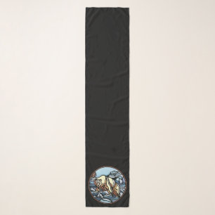 Bear Scarf Tribal Wildlife Art Polar Bear Scarves