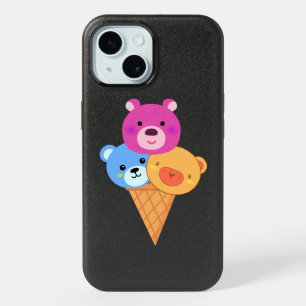 Bear Scoop Ice Cream Cone iPhone 15 Case