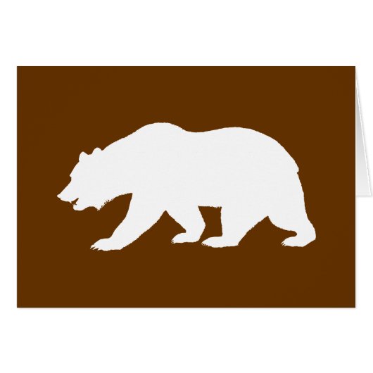 Bear Shape Cards (Front Horizontal)