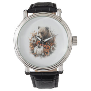 Bear Shirt Country Pumpkin Watch