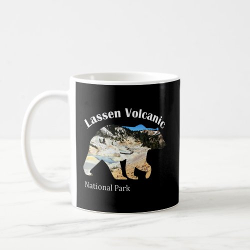 Bear Silhouette Lassen Volcanic National Park Cali Coffee Mug