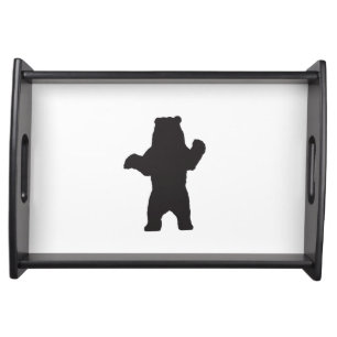 Bear Silhouette Serving Tray