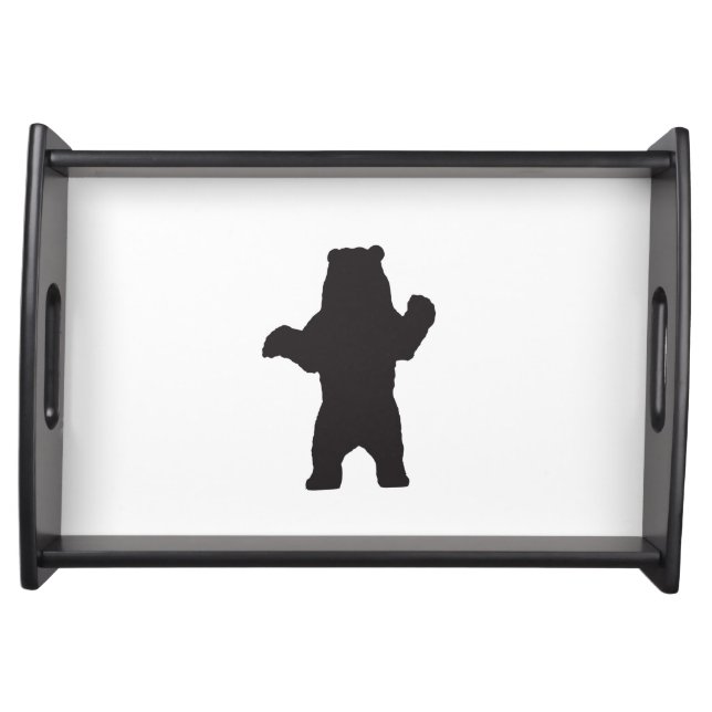 Bear Silhouette  Serving Tray (Front)