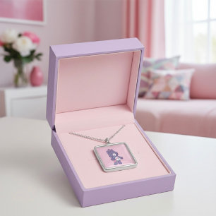 Bear Silver Plated Necklace