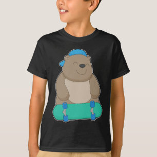 Bear Skater Skateboard T-Shirt