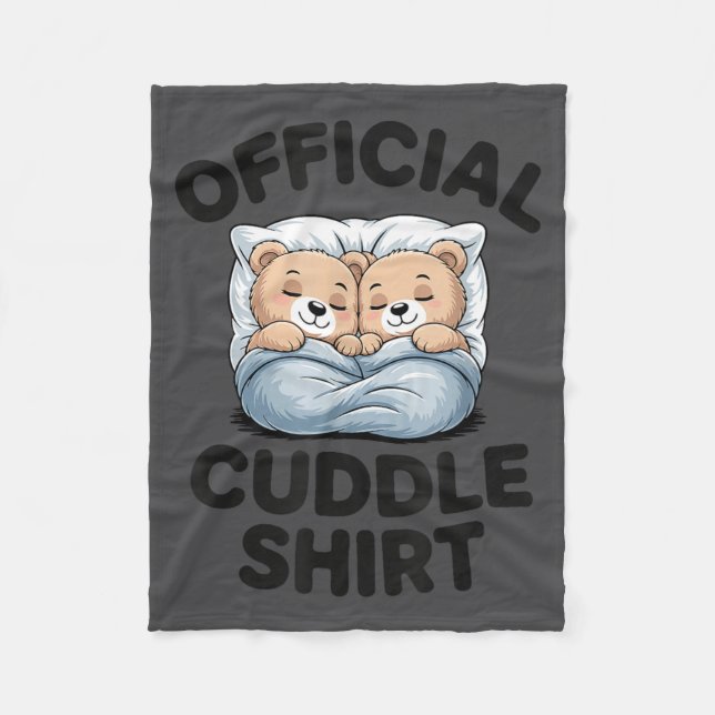 Bear Sleepwear Official Cuddle Teddy Fleece Blanket (Front)