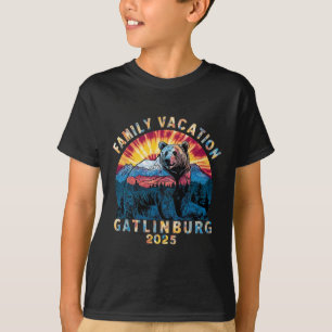 Bear Souvenir Family Vacation Tennessee Gatlinburg T-Shirt