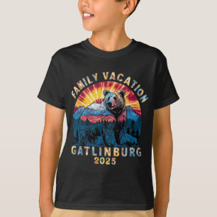 Bear Souvenir Family Vacation Tennessee Gatlinburg T-Shirt
