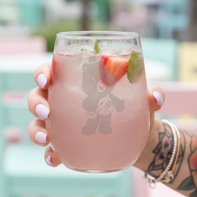 Bear Stemless Wine Glass (Creator Uploaded)