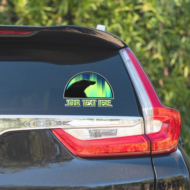 Bear Stickers Personalized Tribal Bear Decals (Car Side)