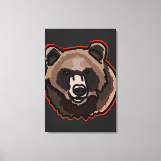 Bear Strength Canvas Print