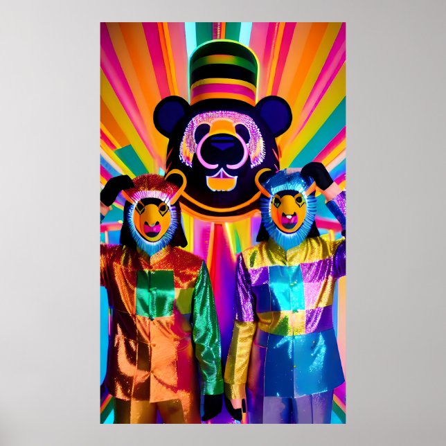 Bear Surrealism - Ken Gage Art Poster (Front)