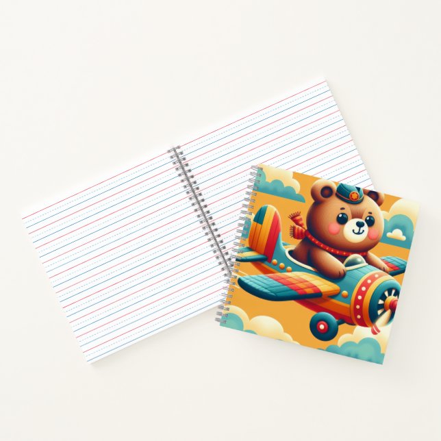Bear Takes Flight Notebook (Inside)