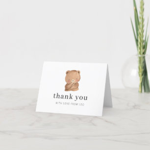 Bear Thank You Card