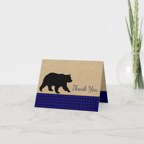 Bear Thank You Cards