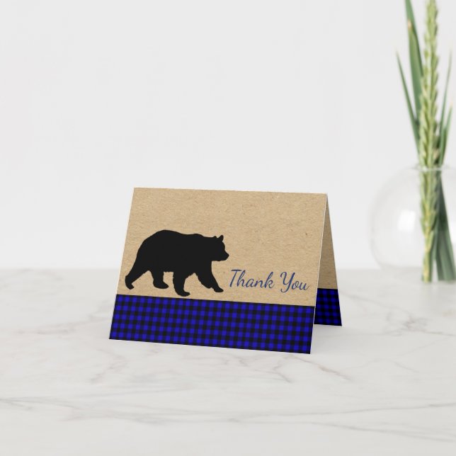 Bear Thank You Cards (Front)
