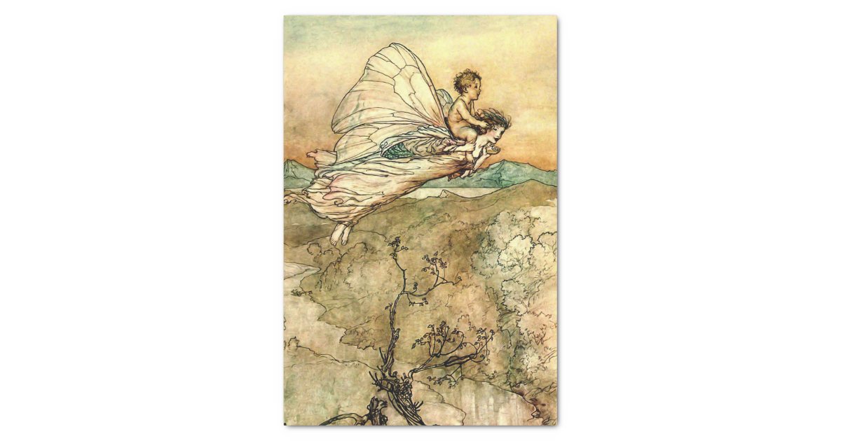 Fairy Whimsical Nursery Fairytale Vintage Tissue Paper