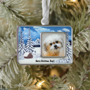 Bear the Malshi Winter WonderOrnament Christmas Ornament