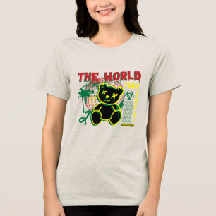 Bear the World – Carry It with Strength and Cutene Tri-Blend Shirt