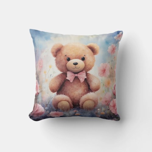 Bear_Themed Bedding Where Comfort Meets Bears Throw Pillow