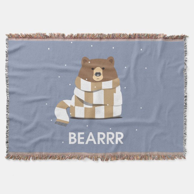BEAR THROW BLANKET (Front)