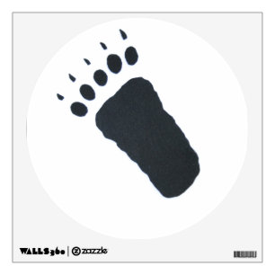 Bear Track Wall Decal