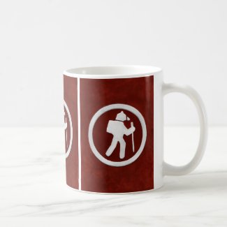 Hiking Bear Trail Marker Coffee Mug