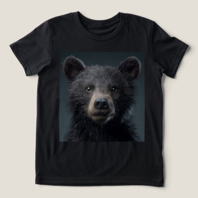 Bear Tri-Blend Shirt (Design Front)