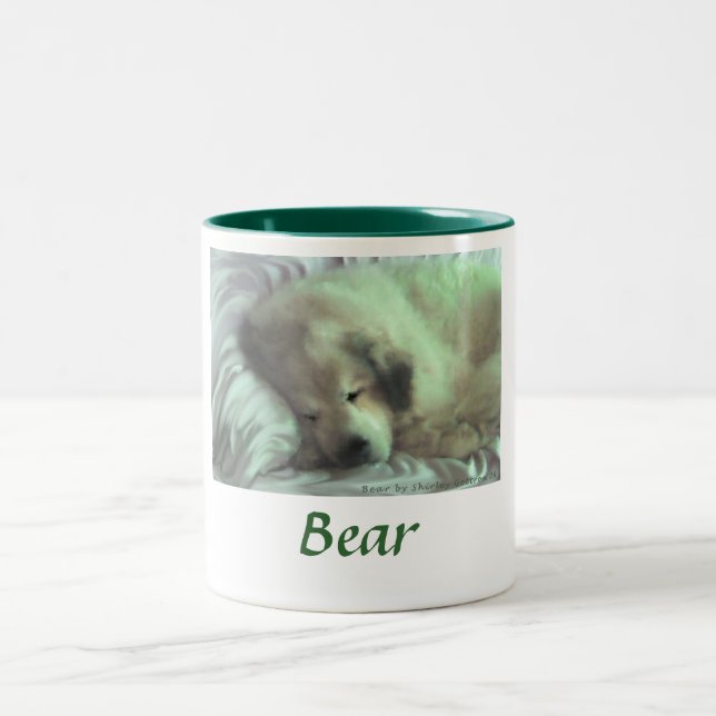 Bear Two-Tone Coffee Mug (Center)