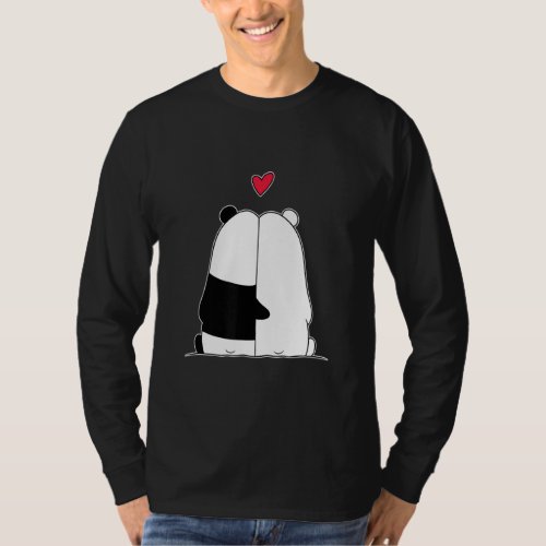 Bear Valentines Day Love Girlfriend Boyfriend Him  T_Shirt