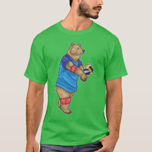 Bear Volleyball player Volleyball T-Shirt