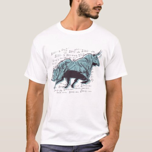 Bear vs Bull Investor Stock Forex Market Trader T_Shirt