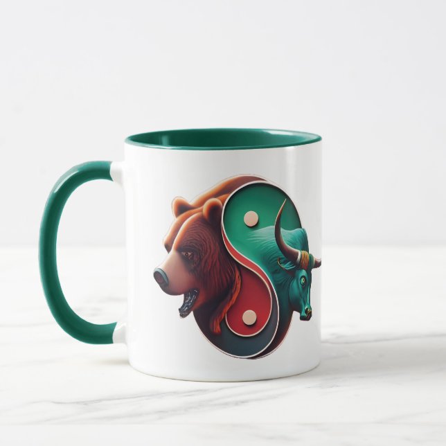 Bear vs Bull Trading  Mug (Left)