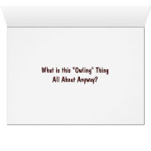 Bear: "What is this Owling Thing Anyway?" Cards (Inside Horizontal (Bottom))