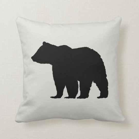 Bear Wilderness Cabin Throw Pillow Zazzle Com