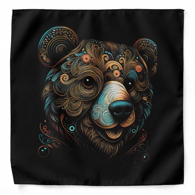 Bear Wildlife Bandana (Front)