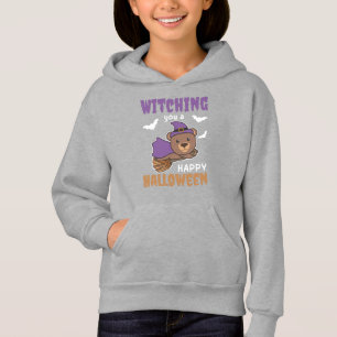 Bear Witch Witches Witching You A Happy Halloween Hoodie