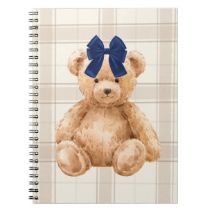 Bear with a Bow Blank Journal