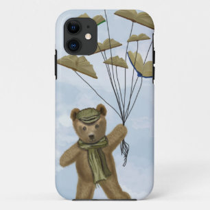 Bear with Book Butterflies 2 iPhone 11 Case