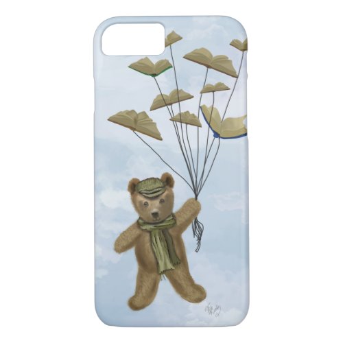 Bear with Book Butterflies 3 iPhone 87 Case