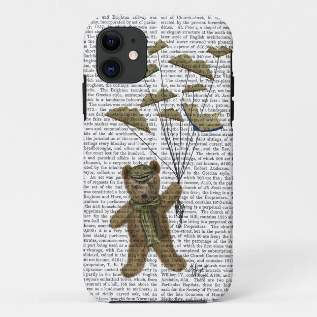 Bear with Book Butterflies Case-Mate iPhone Case (Back)